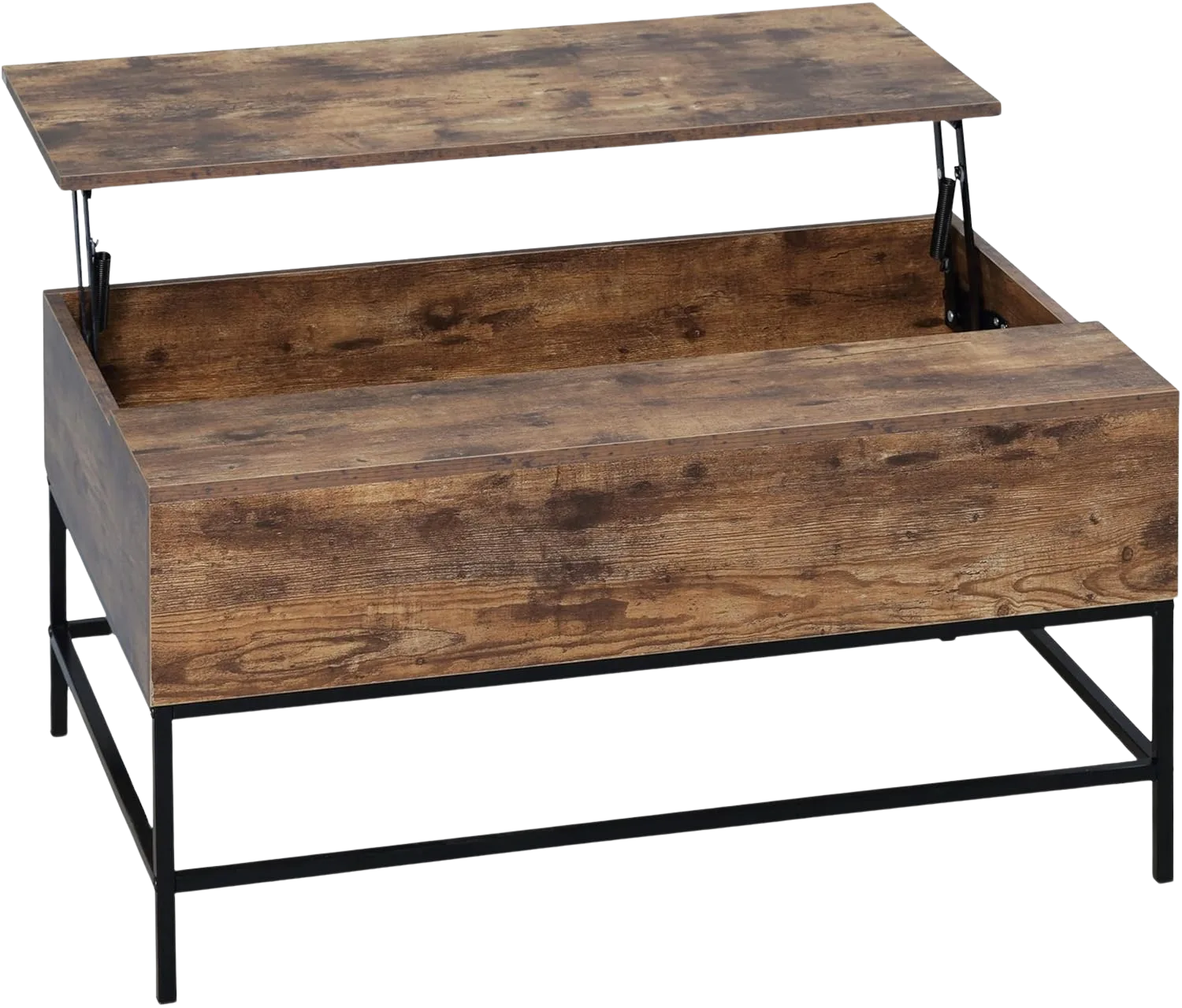HOMCOM Lift Top Coffee Table with Hidden Storage Compartment