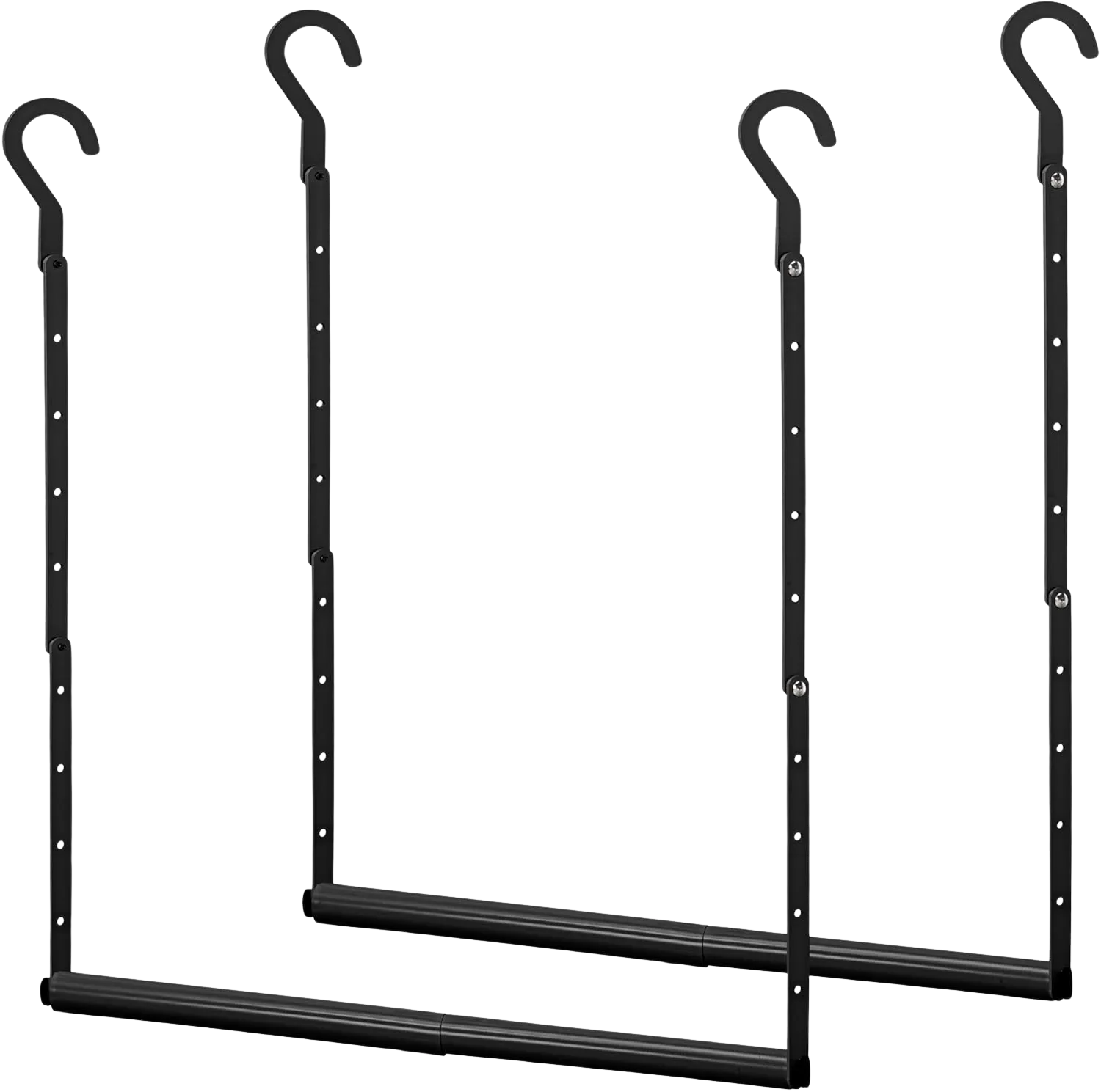 STORAGE MANIAC Adjustable Closet Rod 2-Pack