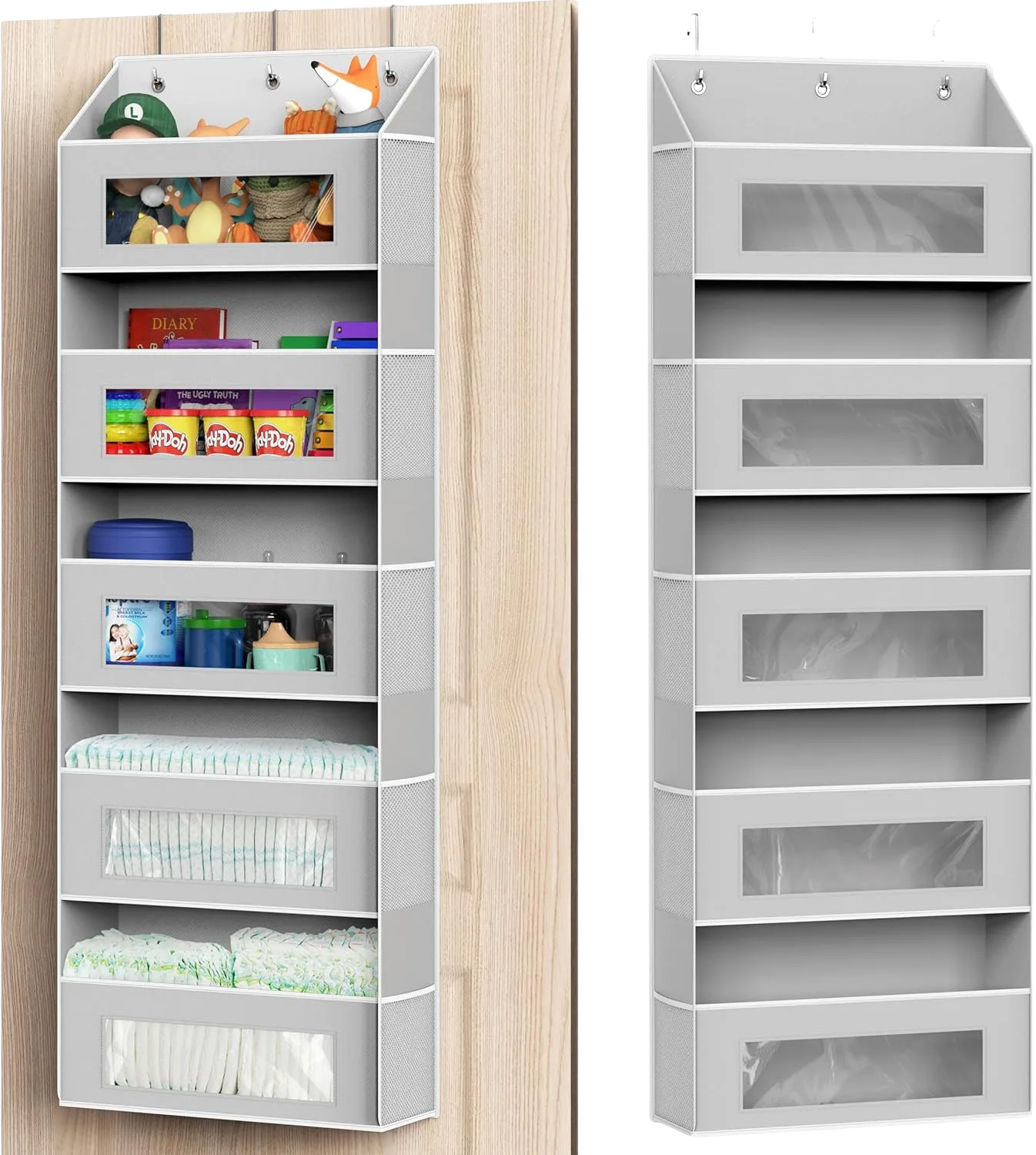 SimpleHouseware Over-The-Door Organizer 5-tier