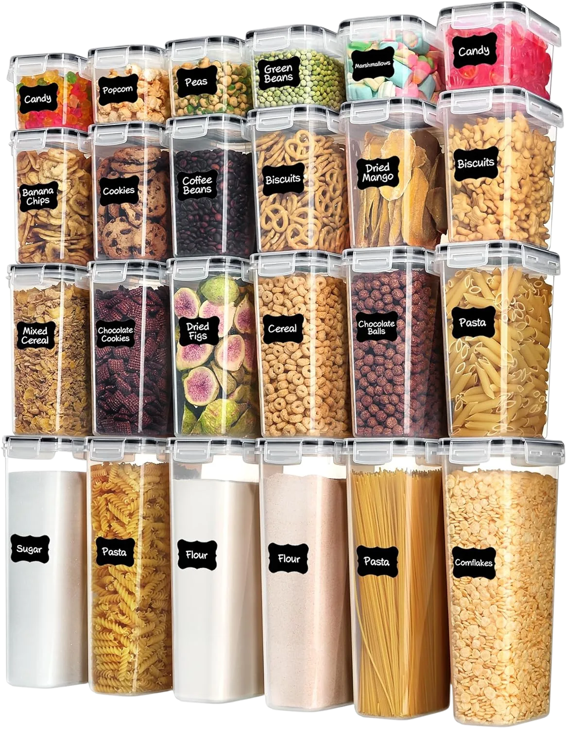 Vtopmart Airtight Food Storage Containers 24-piece set