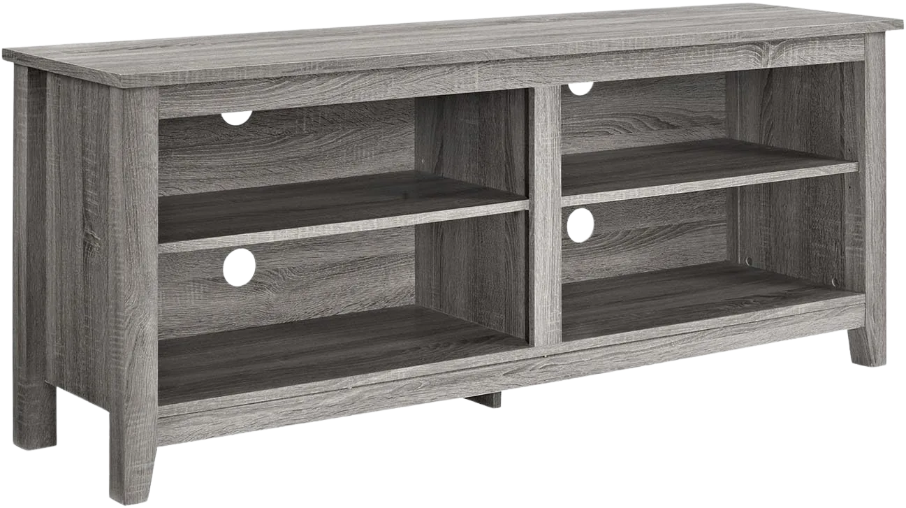 Walker Edison Wren Classic 4 Cubby TV Stand (58 Inch)