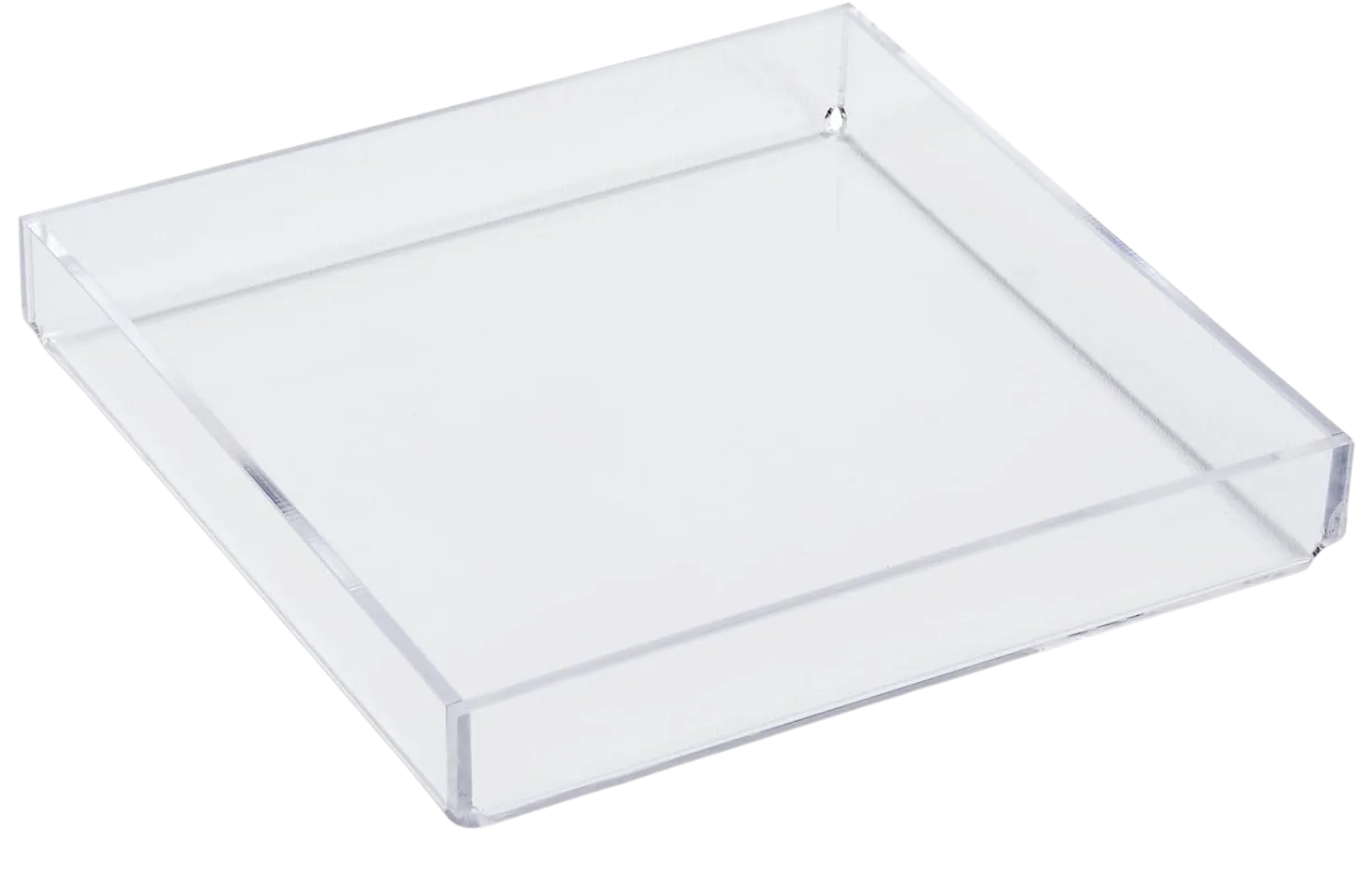 Clear Acrylic Tray / Outbox Tray (low-profile)