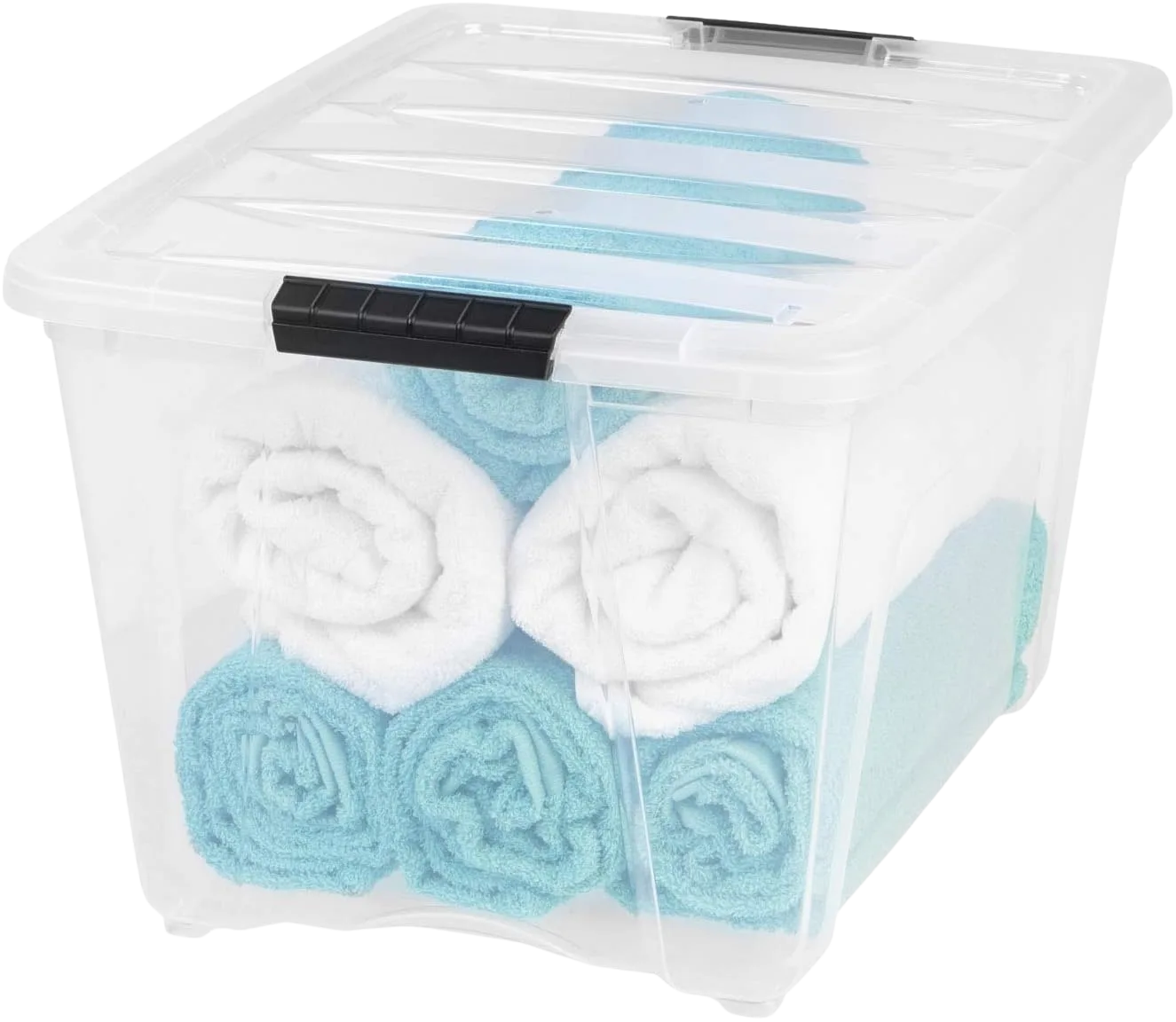 IRIS USA Stack and Pull Box 53 Qt