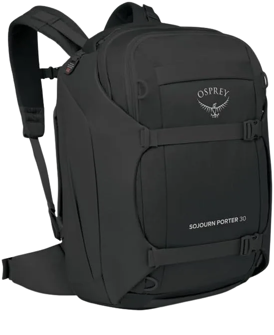 Osprey Sojourn Porter 46L travel pack with tuck-away harness
