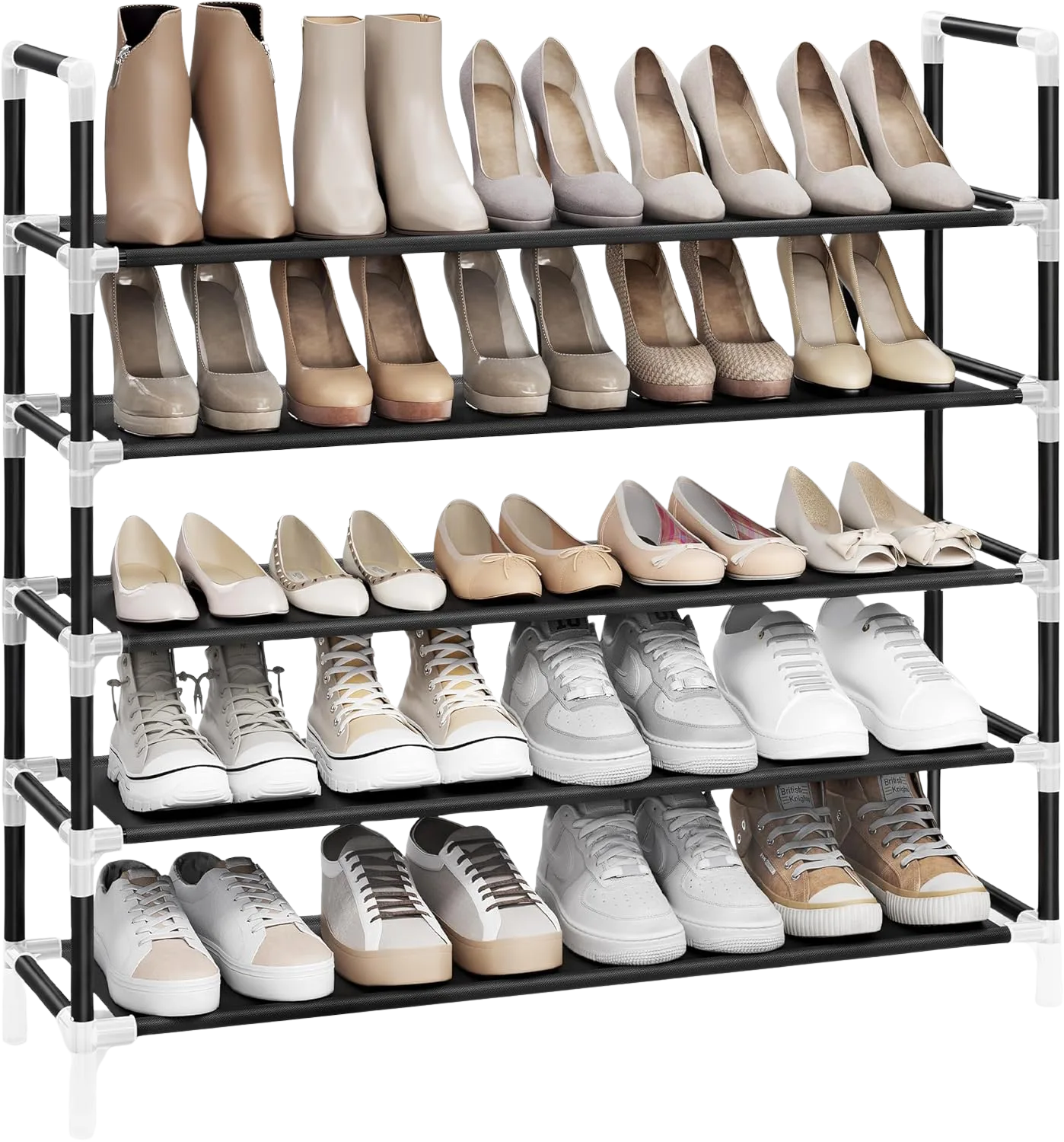 SONGMICS 5-Tier Slim Shoe Rack ULSH55H