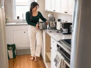 Small Kitchen Appliance Storage That Actually Fits Small kitchen appliance storage reset with a stand mixer and toaster being sorted into cabinets