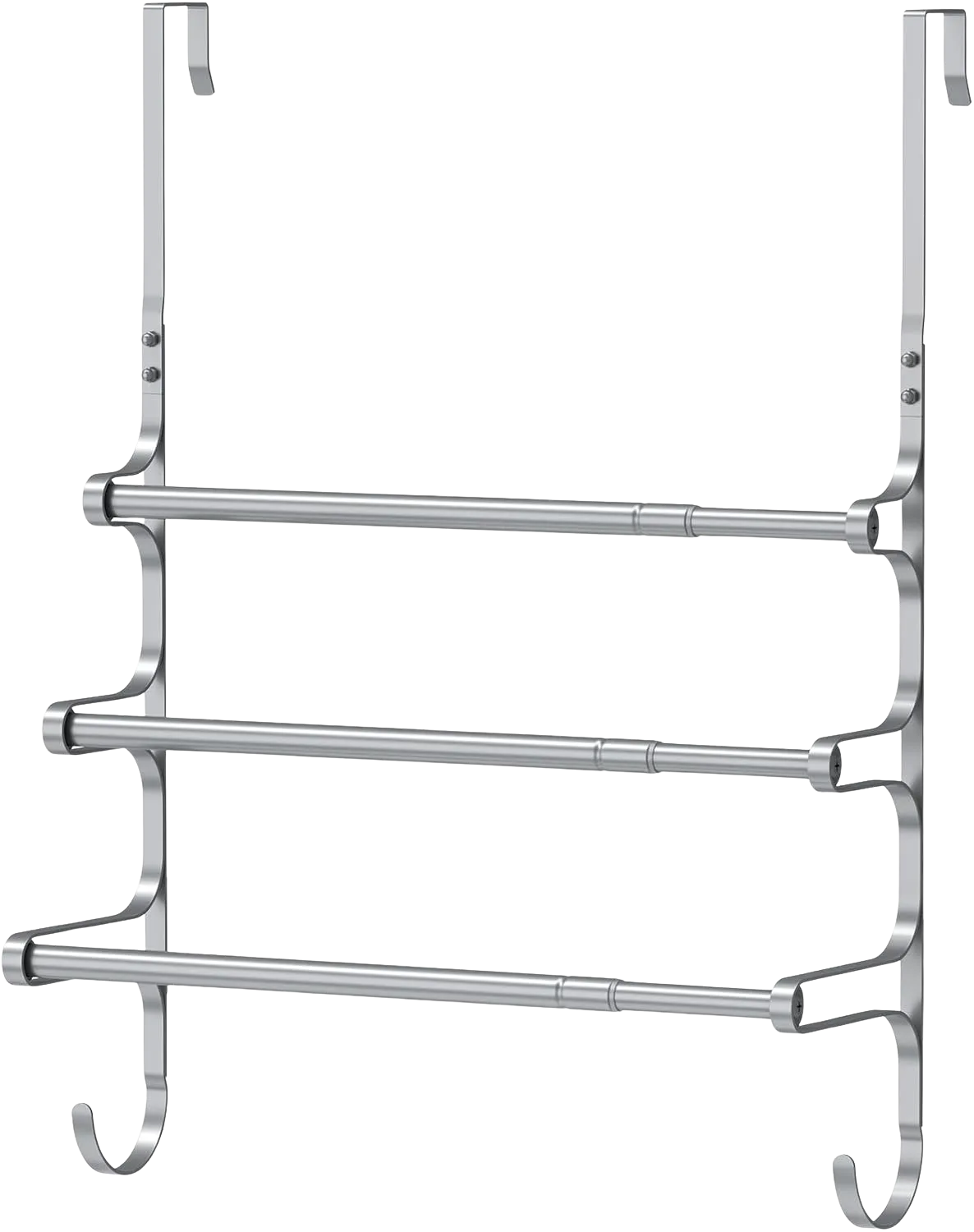 CANYAVE Over-the-Door Towel Rack triple bar with hooks
