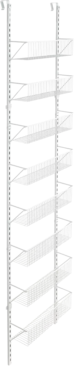 ClosetMaid adjustable 8-basket over-door or wall-mount organizer