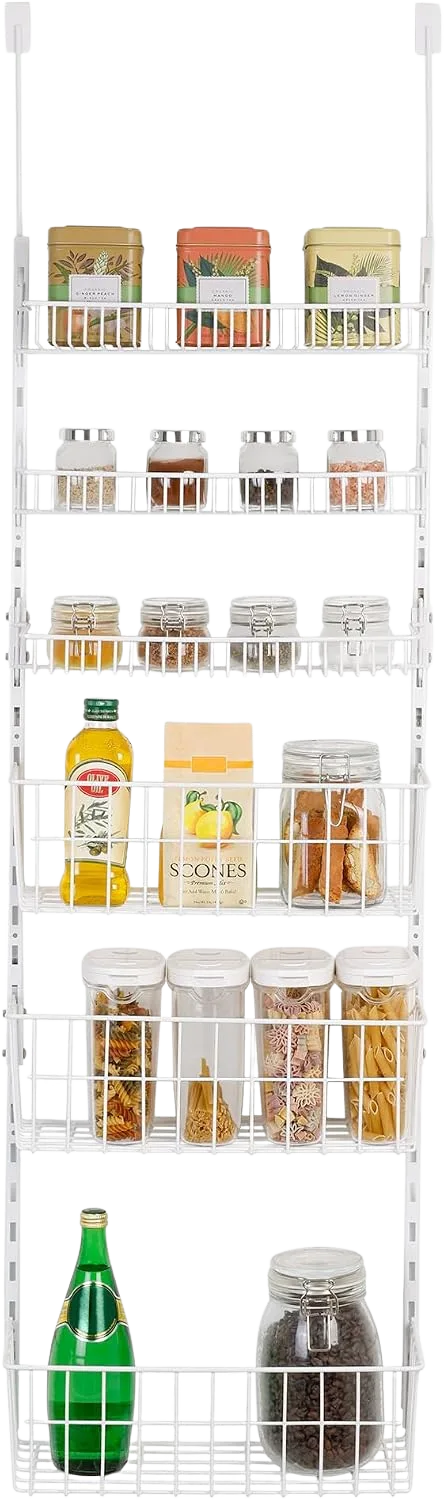 Smart Design Over-the-Door Pantry Organizer Rack