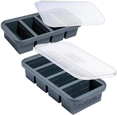 Souper Cubes 1 Cup Silicone Freezer Tray 2 Pack