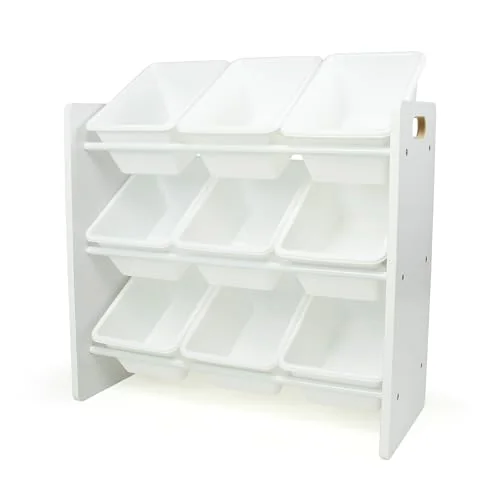 Humble Crew Kids Toy Organizer, 9 Removable Bins, 3-Tier