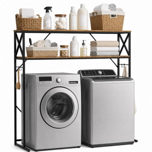 Furnivio 2-Tier Over Washer and Dryer Storage Shelf