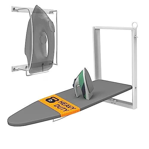 Xabitat Wall Mounted Ironing Board, 36.2 x 12.2 inches, fold-down
