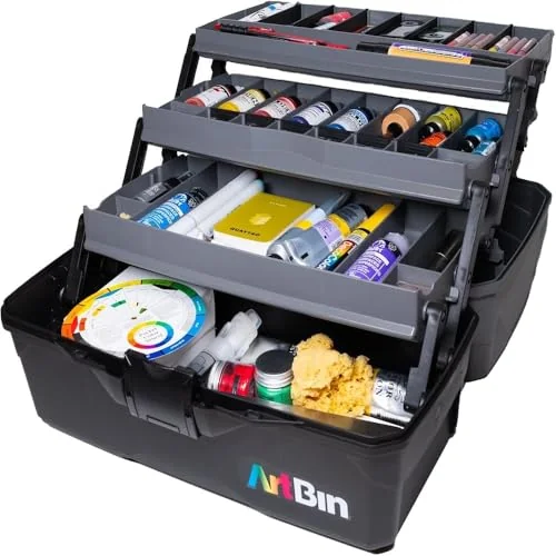 ArtBin 3 Tray Art Supply Box with Handle
