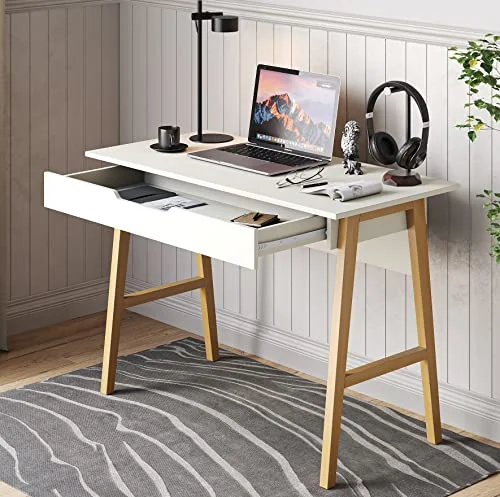 Modern Designs Parma Small Desk 42 inch with Drawer